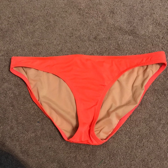 Hot Pink/Coral JCrew Bikini Bottoms - Picture 1 of 2